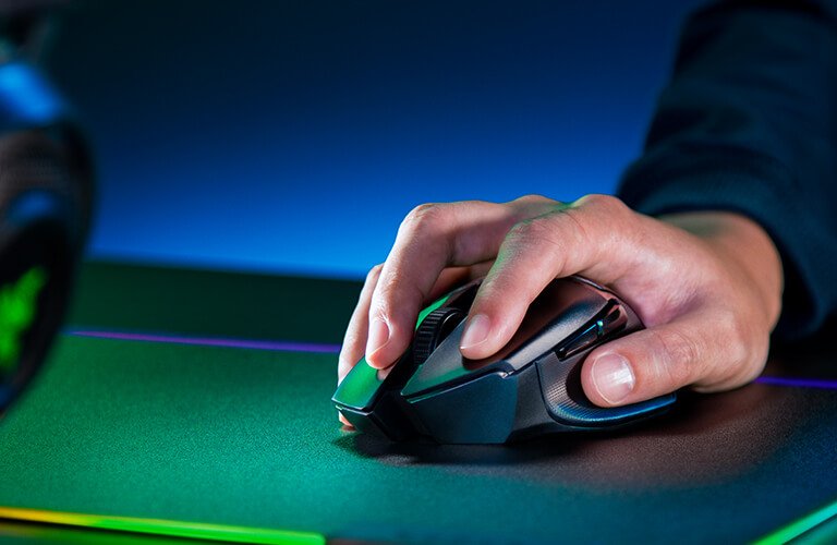 Chuột Gaming Razer Basilisk X HyperSpeed màu đen cho game thủ