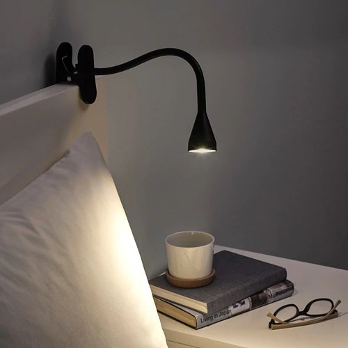 đèn đọc sách gắn đầu giường màu đen