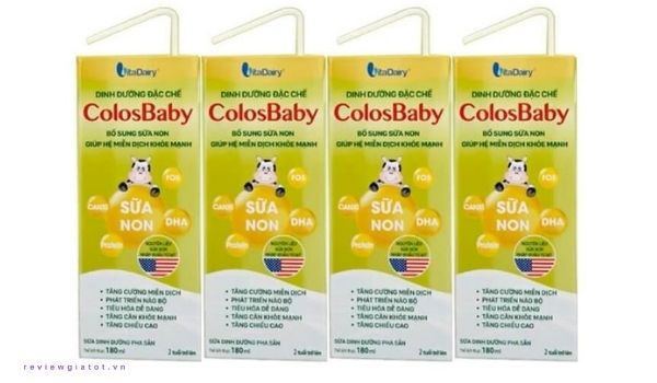 Sữa Colosbaby pha sẵn cho bé một tuổi