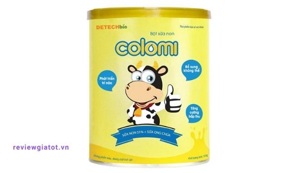 Bột sữa non Colomi dành cho các bé chậm tăng cân, hay ốm vặt.