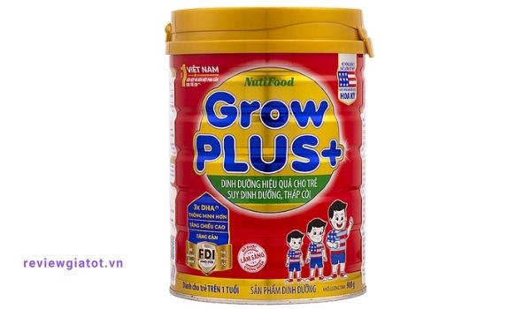 Sữa bột Grow Plus đỏ giúp trẻ hấp thu nhanh để trẻ tiêu hóa tốt