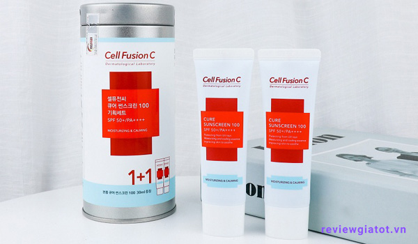 Cure Sunscreen 100 SPF 50+/PA++++ dành cho làn da nhạy cảm, khô