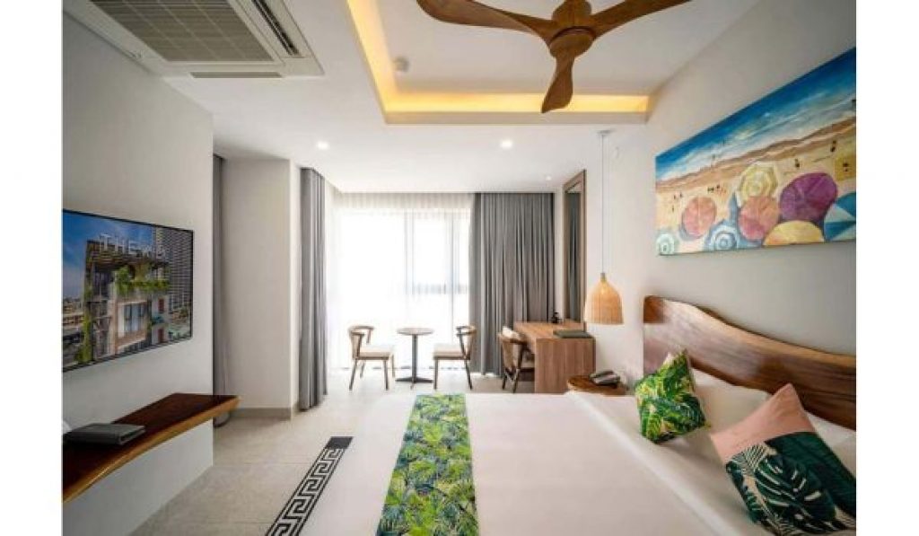 Không gian phòng ngủ khách sạn the Kila Quy Nhơn