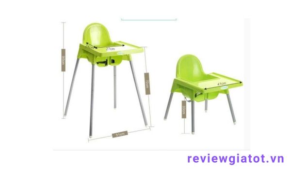 Ghế ăn dặm Glosby Babyhop là một trong những loại ghế có thiết kế hiện đại