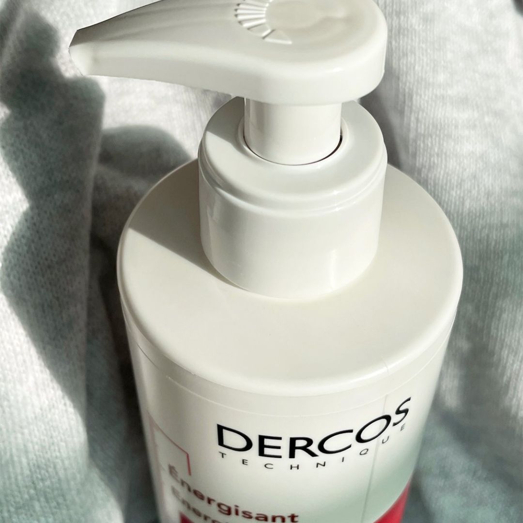 nắp chai dầu gội Vichy Dercos Energising Stimulating Shampoo